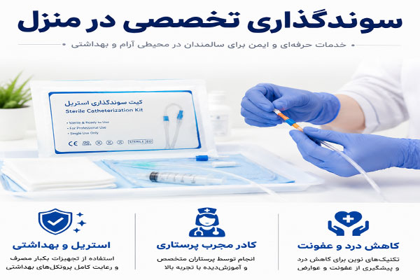 الف سوند گذاری در منزل برای سالمندان