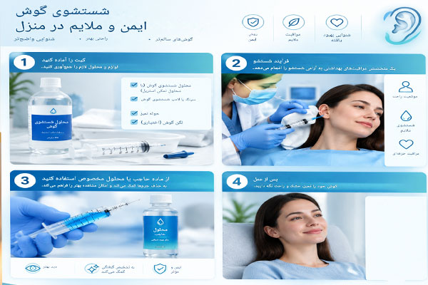 شستشوی گوش در منزل